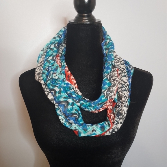 Neon Soul Chevron Infinity Scarf - Picture 4 of 6